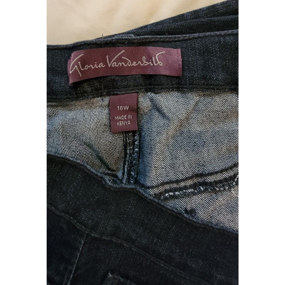 GLORIA VANDERBILT Women's Classic Amanda High Rise Tapered Jean Classic Fit 18W - Picture 8 of 8